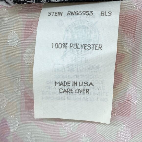 CASTLEBERRY CLUB Set Suit 12 Floral Double Breasted Top & Pleated Skirt Pink USA - Picture 10 of 16